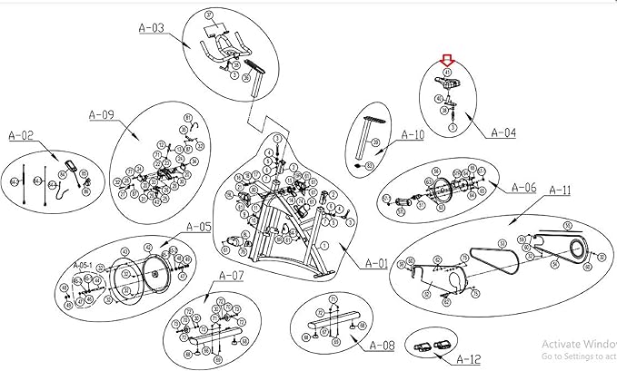 Bottom Seat Pad 1000442990 Works with IC7.9 - FC062 Stationary Bike