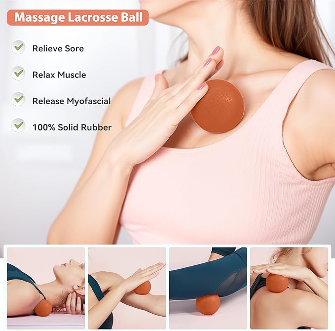 HASHMUST Pilates Ring Kit 12 PCS for Women, Home Workout Equipment with Magic Circle, Mini Exercise Ball, Resistance Bands, Massage Lacrosse, Yoga Strap, Full-Body Fitness Set for Toning & Gift