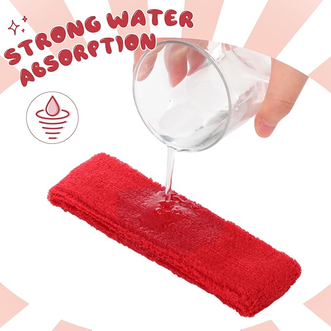 Bememo 36 Pcs Neon Sweatbands Set for Kids Bulk Sports Headband Wristband Set Cotton Terry Basketball Tennis for Students Youth 80s 90s Halloween Costumes Cosplay Glow Party