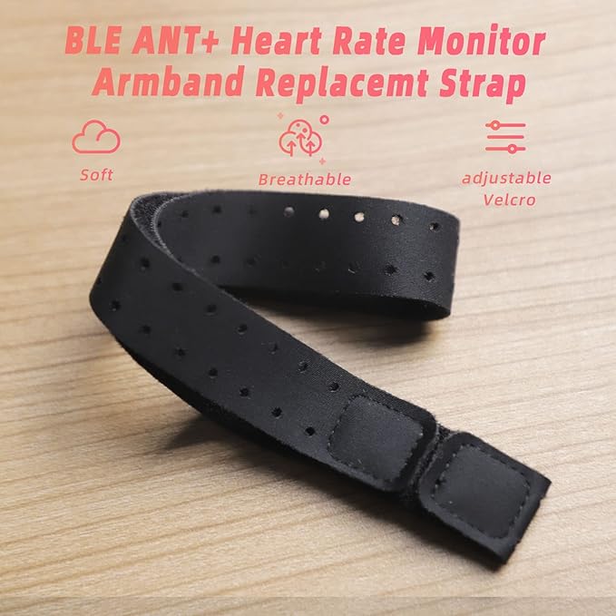 FITCENT Replacement Armband Strap Compatible with OTF, OTF Burn, Orange Theory Fitness, OT Beat Heart Rate Monitor Band…