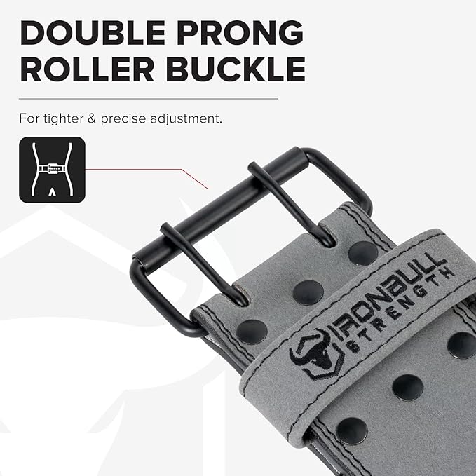 Powerlifting Belt - IPF Approved – Weight Lifting Belt 10mm - Prong Weightlifting Belt for Squats, Deadlift, and Bench Press – Lifting Belt Leather 4in for Men and Women – Back Brace for Gym, Workout, Strength Training, Strongmen & Power Lift