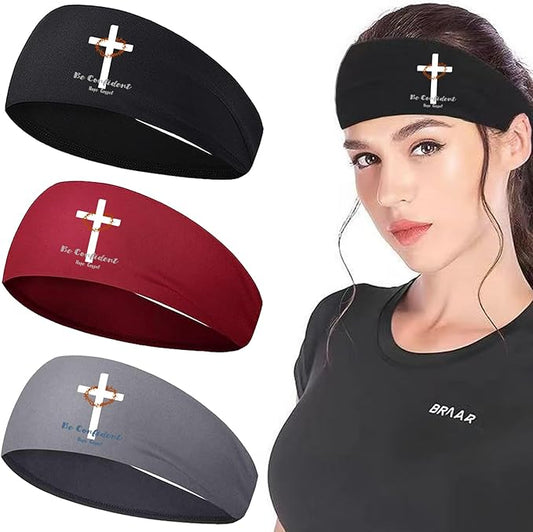 3pcs Headbands for Women Workout Head Bands Sports Headbands for Men Sweat Band Running Headband for Women