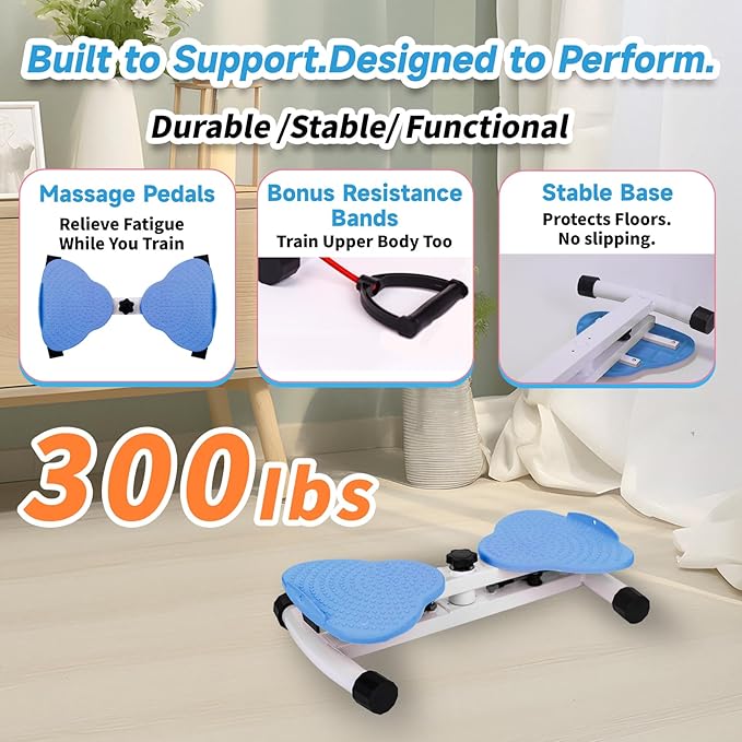 Waist Twister, Waist Twisting Machine, Waist Twister Machine Exercise, Ab Roller with 350 lbs Ab Twister, 20dB Ultra-Quiet Noiseless Home Gym Exercise Equipment for Women Men