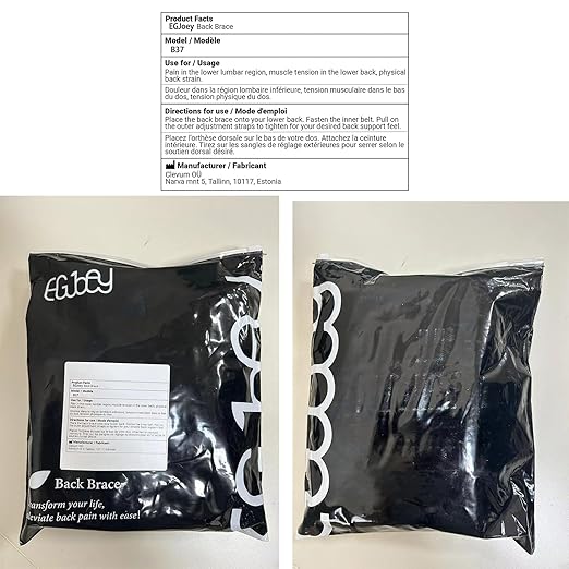 Breathable Back Brace for Women & Men - Comfortable Lower Back Pain Relief & Posture Corrector Support Belt to Relieve Pain and Improve Posture(Gray,Large)