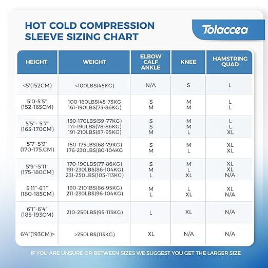 Elbow and Knee Ice Pack - Cold Ice Sleeve with Reusable Gel & Cold Therapy Compression for Knee, Shin Splints, Calf Strain, Flexible Ice Pack for Tennis Elbow, Tendinitis (Medium (Pack of 1), Black)