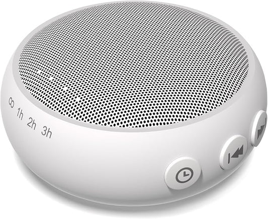 Sleep Sound Machine White Noise Machine with 32 Calming Sounds 36 Volume Levels Pink Brown Noise Machine for Baby Kid Adult with 4 Timer Noise Canceling Machine for Office Privacy (U-White)