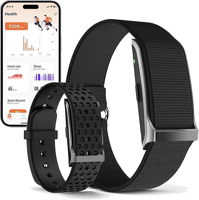 Health Smart Bracelet, Activity & Fitness Trackers/SpO2/ Heart Rate / Blood Pressure/ Sleep Stress/IP68 Waterproof for120 Sport Modes,Automatic Monitoring Wearable Fitness Tracker Comes With Free App