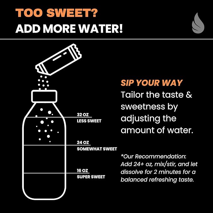 Electrolyte & Vitamin Supplement Powder, Drink Mix with B12, L-Theanine, D3, K2, Zinc, Magnesium, Potassium, Supports Calm Focus & Energy, Tangerine Tango, 15 Pack
