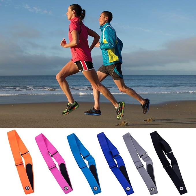 XUXIN Heart Rate Monitor Chest Strap Replacement Compatible with Wahoo Tickr Polar H10 H9 H7 Garmin HRM Coospo Waist Trimmer Exercise Belt Chest Strap