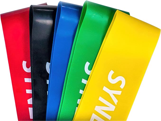 Synergee Exercise Fitness Resistance Band Mini Loop Bands That Perform Better When Working Out at Home or The Gym