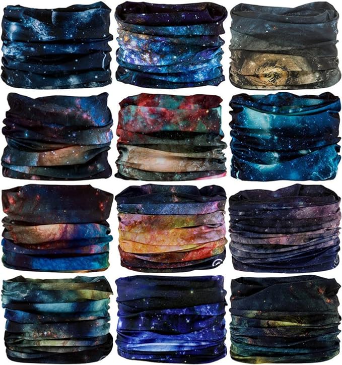 Neck Gaiter Headband Headwear Head Wrap Face Mask Magic Scarf Bandana for Men and Women