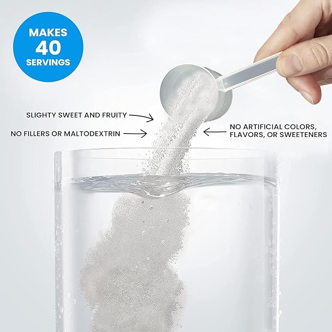 Vitalyte Electrolyte Powder Drink Mix, Isotonic Electrolyte Hydration Mix, Bulk Case Pack (12 Pack, Cool Citrus)