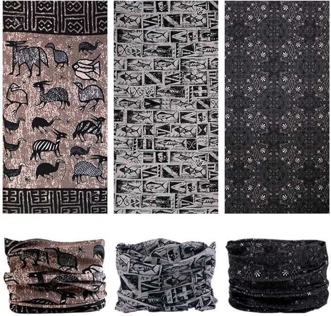 Neck Gaiter Headband Headwear Head Wrap Face Mask Magic Scarf Bandana for Men and Women