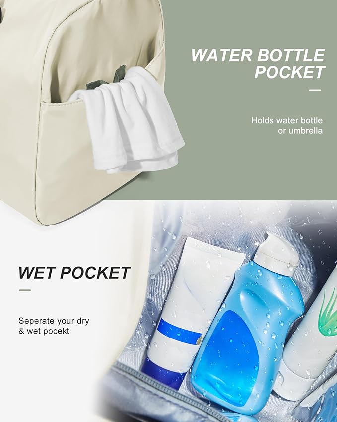 Gym Bag Womens,Travel Duffel Carry on Bag Sport Tote Bag Weekend Overnight Bag