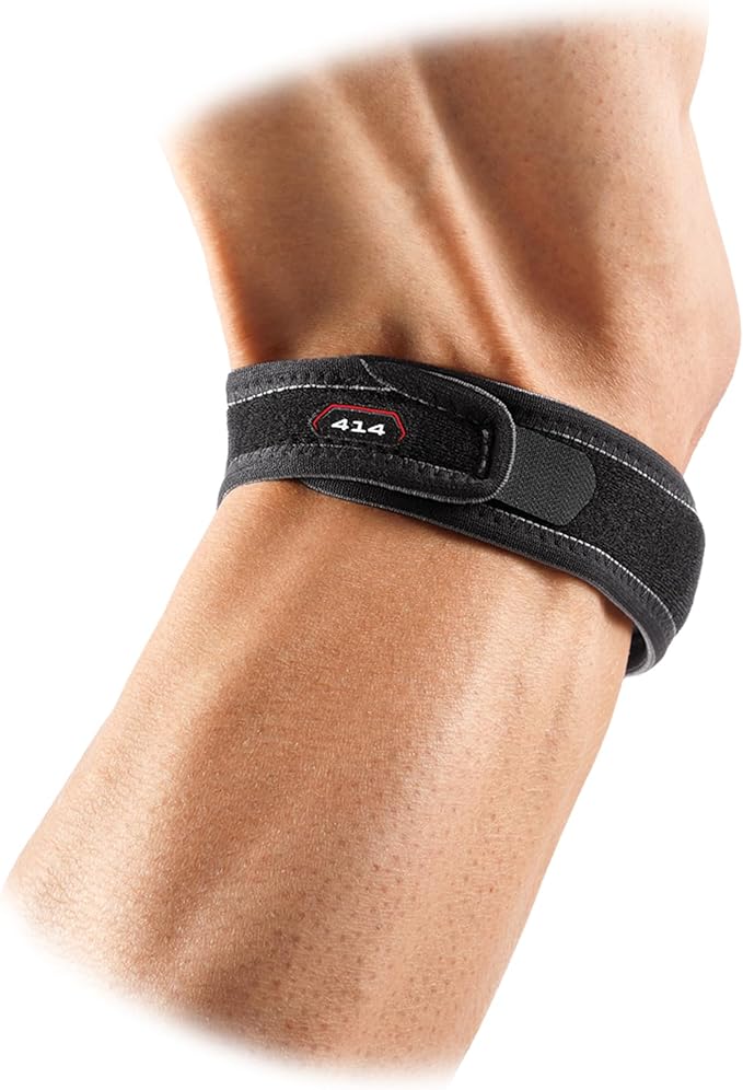 McDavid Knee Band for Knee Pain Relief, Support Brace Patella Tendon Knee Strap for Pickleball, Hiking, Soccer, Basketball, Running, Jumpers Knee, Tennis, Tendonitis, Volleyball & Squats