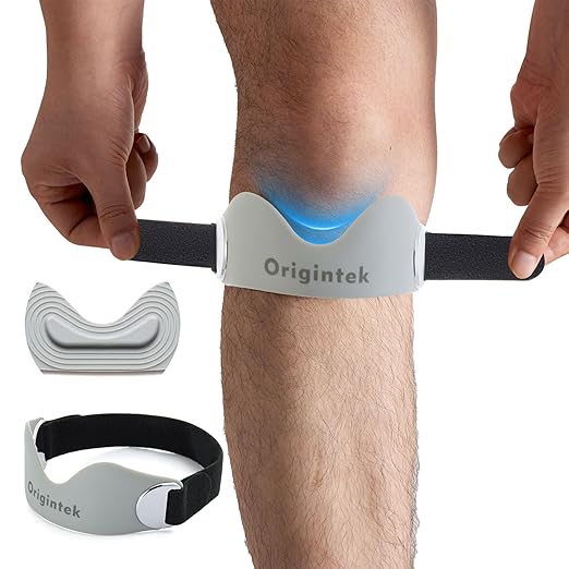 Adjustable Patellar Tendon Knee Strap – Knee Support Brace, Patella Band for Tendonitis, Running, Sports & Daily Knee Pain Relief – Includes Two Straps in Short & Long Sizes for Adults, Teens, Men & Women, 1 Pack