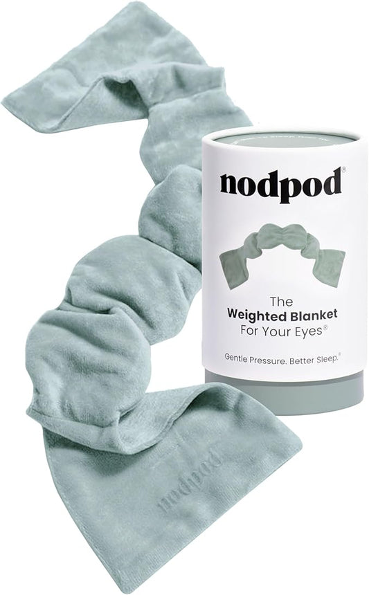 Nodpod Gentle Pressure Sleep Mask | Patented Light Blocking Design for Sleeping, Traveling & Relaxation - Sage