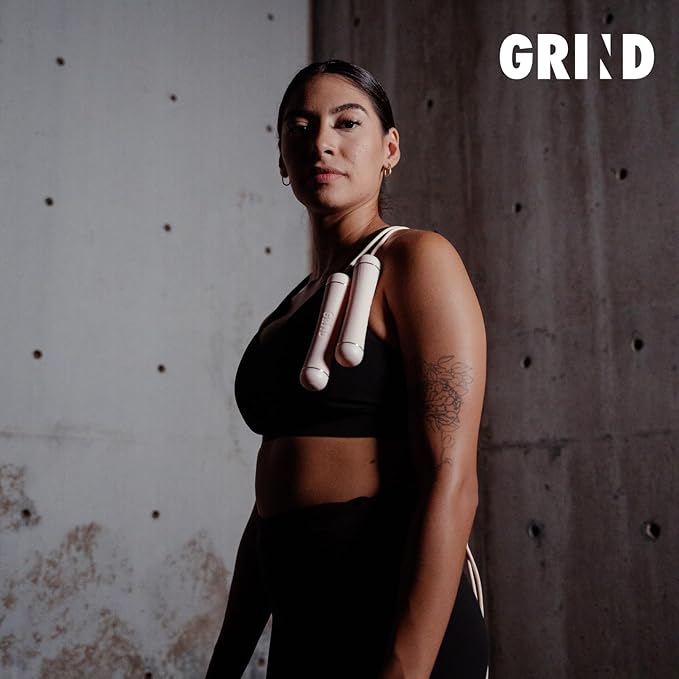 GRIND | Jump Rope - Adjustable "Float" | Tangle-Free, Rapid Speed with Ball Bearings | Ergonomic Soft Grip Handles | Skipping Rope for Fitness, Endurance Training, Gym Workout, or Home Exercise