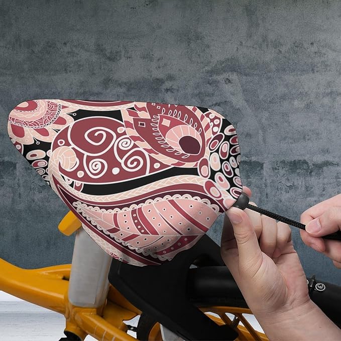 Waterproof Bike Seat Cover with Drawstring Waterproof Bike Seat Rain Cover Seat Protective Water Resistant Bicycle Saddle Rain Dust Cover