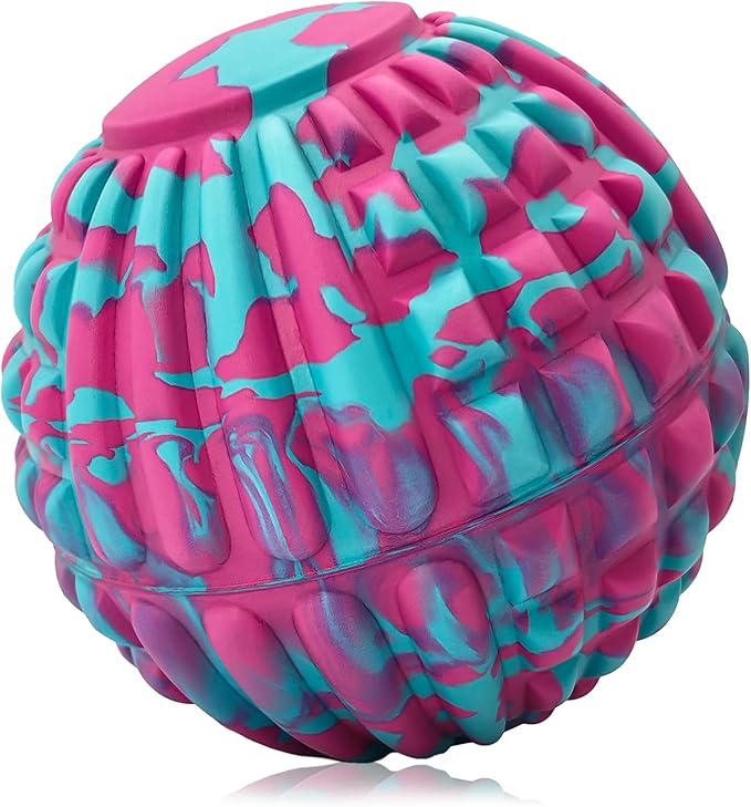 Deep Tissue Massage Ball for Exercise & Recovery - SGS Certification - Targets Back, Shoulder, Legs&Feet - Relieves Muscle Knots, Joint Pain&Tightness, Pressure Point Therapy- Myofascial Release Ball