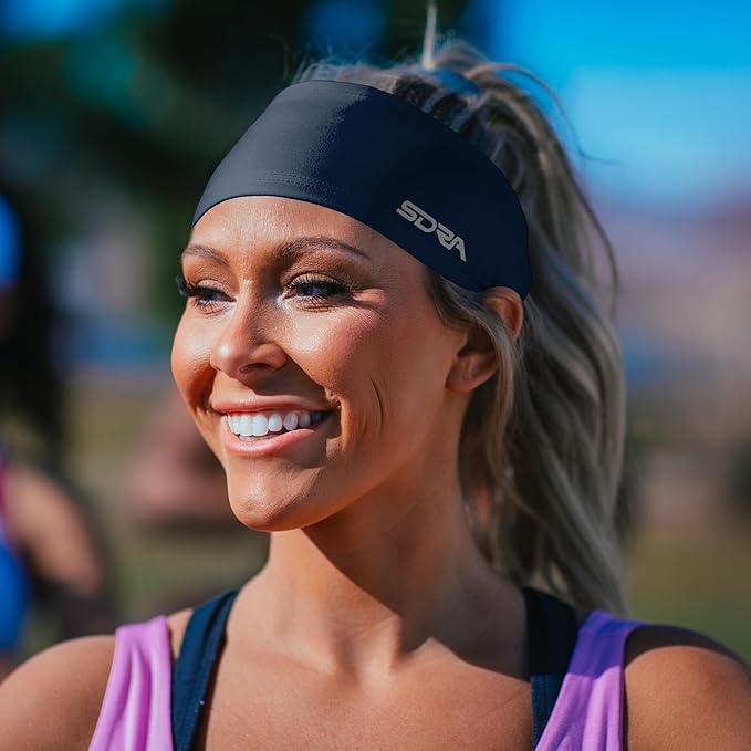 Suddora Workout Headband - Lightweight, Stylish & Comfortable Spandex Headband for Running, Workout, Football, Cosplay & Costumes