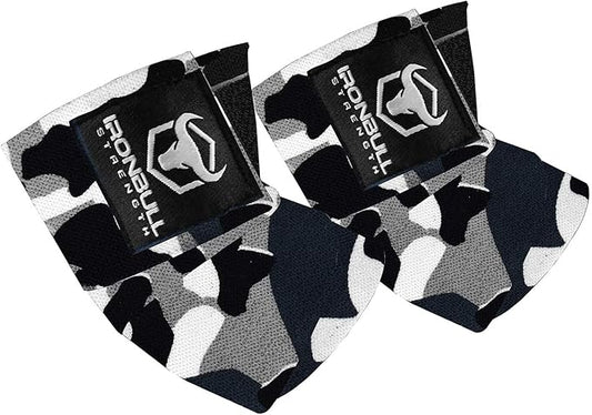 Elbow Wraps for Weightlifting (1 Pair) - 50" Elastic Elbow Braces for Weight Lifting - Elbow Support for Bench Press, Powerlifting, Fitness, & Gym Workout - Gym Elbow Straps Weightlifting - Elbow Compression Strap Brace