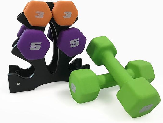 CAP Barbell Neoprene Dumbbell Weights Pairs & Sets | Multiple Colors