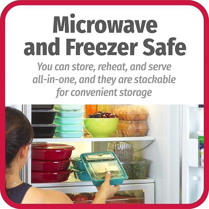 GoodCook Meal Prep 60-Piece Container Set, Made Without BPA