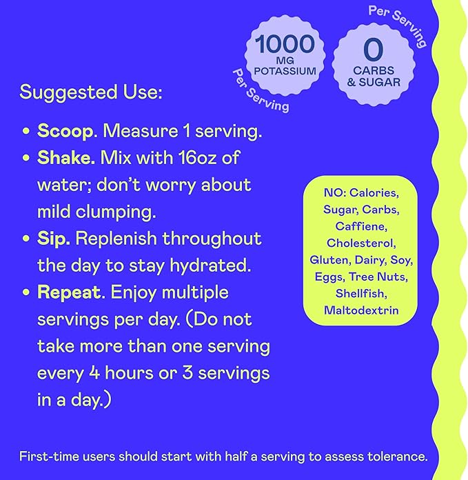 Hi-Lyte Keto K1000 Electrolyte Powder | Lemonade | Hydration Supplement Drink Mix | Boost Energy & Beat Leg Cramps | No Sugar, No Maltodextrin | 50 Servings