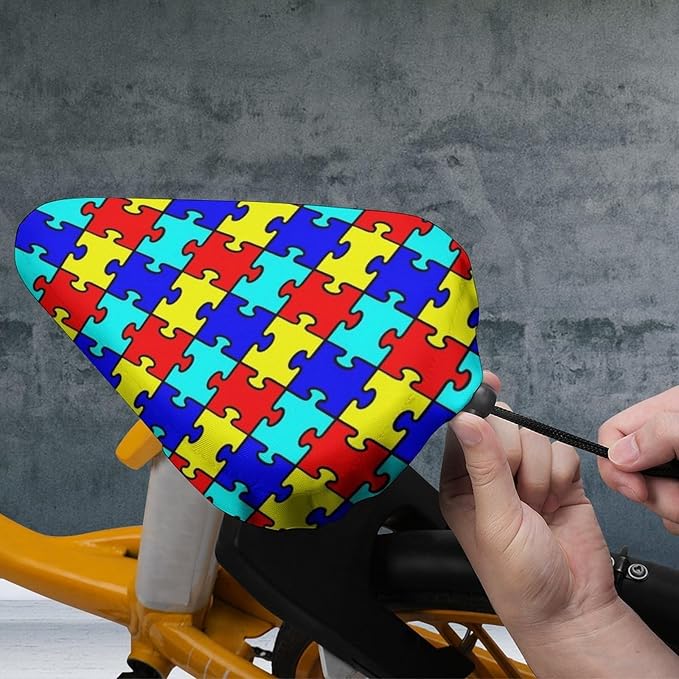 Waterproof Bike Seat Cover with Drawstring Waterproof Bike Seat Rain Cover Seat Protective Water Resistant Bicycle Saddle Rain Dust Cover