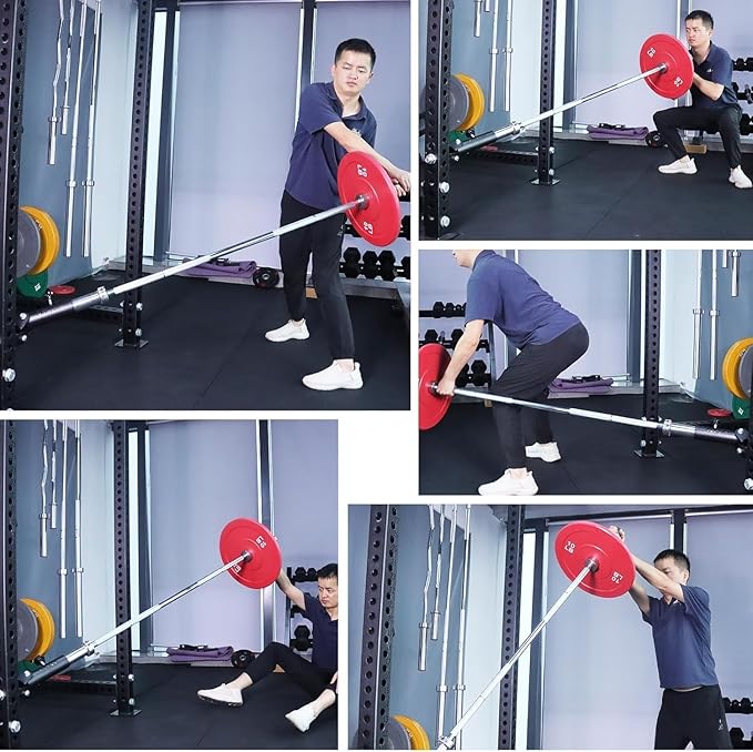 T Bar Row Landmine Attachment for Barbell 360° Swivel landmine Base Fits 2” Barbell bar,Power Cage Landmine Attachment for Gym Home Fitness