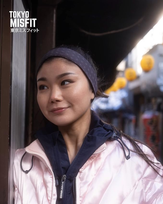 Tokyo Misfit - Japanese Headbands for Men & Women, Sweat Band, Workout, Yoga, Fashion, Running, Sports, Basketball, Bandana