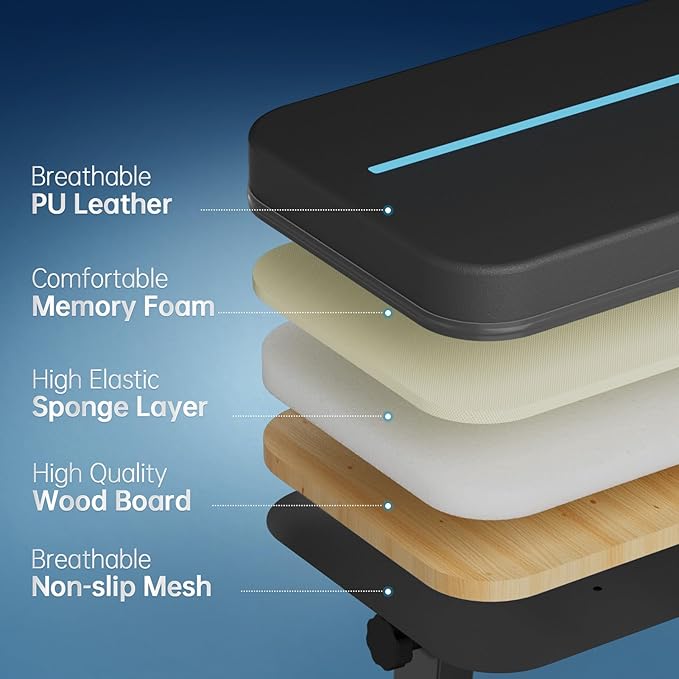 Flat Weight Bench, Foldable Workout Bench for Home Gym with 660 LBS Weight Capacity, Flat Bench Press for Full Body Workout, Black MB20