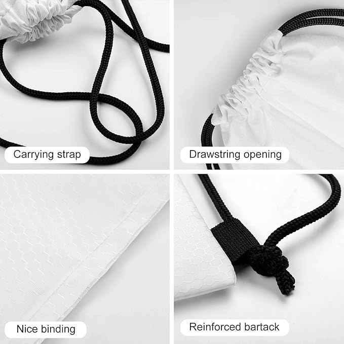 Butterfly Drawstring Backpack - Cute Cinch Sack, String Backpacks for Kids Boys Girls Women Men for Gym Outdoor Sports Travel Athletic Drawstring Bag - Lightweight/Foldable