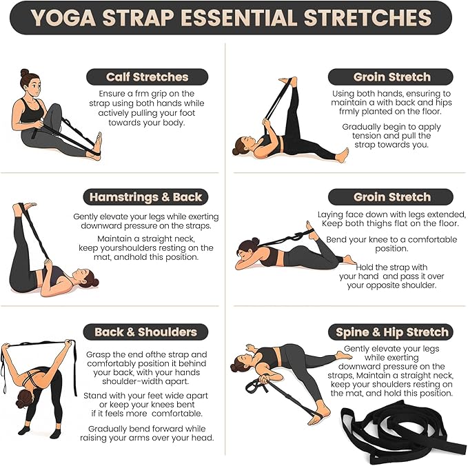 Pilates Essentials Kit for Home Workouts Women, Black Pilates Equipment Set with 9 Inch Yoga Ball, Pilates Slider, Resistance Band, yoga straps for stretching, Pilates Ring and Ball Set for Beginners