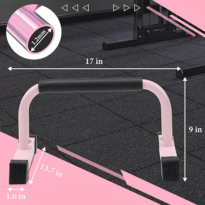 Push Up Bar, 700 LBS Potable Dip Bar with EVA Handle for Home GYM Gymnastics Calisthenics Equipment Apartment Courtyard Balcony Exercise Fitness Upper Body Arm Back Man Woman Kid