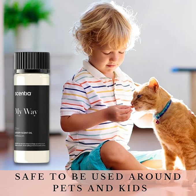 Scentia My Way Hotel Diffuser Oil Inspired by The 1 Hotel Miami Beach - 20 ml 0.67 fl oz - Fragrance Oil Blend Sandalwood, Cedar & Lemon Notes for Aromatherapy Diffusers and Humidifiers