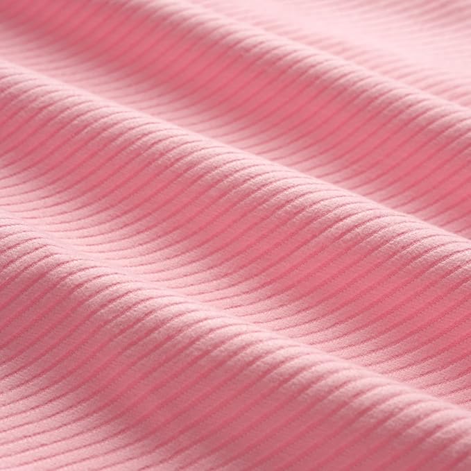 Eunzel Quick Dry Camping Towel, Microfibre Ribbed Towel Travel Towel 3 Sizes 1 Pack Fast Drying Towel Set for Camping, Beach, Gym, Sports, Yoga & Swimming Pool, Pink