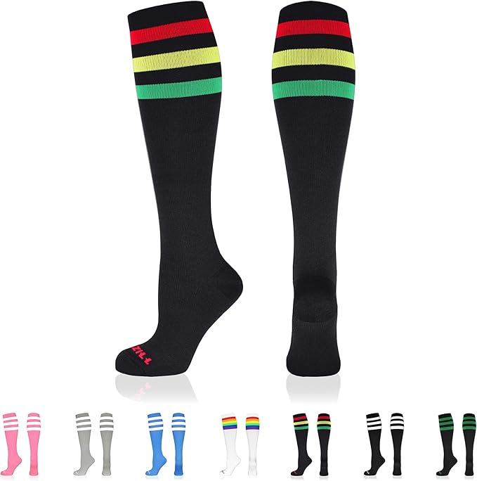 NEWZILL Medical Compression Socks for Women & Men Circulation 20-30 mmHg, Best Support for Running Athletic Cycling Nursing Travel Work and Fitness