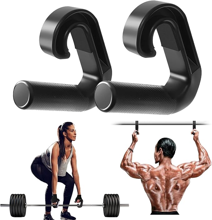 Neutral Grip Pull Up Handles - Heavy Duty Multi-Purpose Handles for Pull Ups & Deadlifts - Ergonomic Workout Handles & Exercise Machine Attachments with Premium Grips