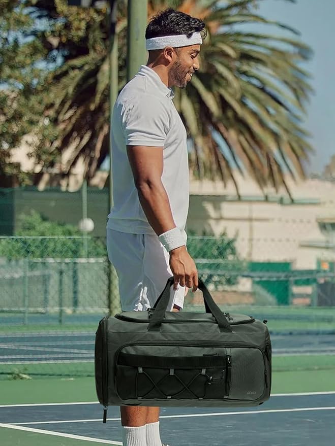 CLUCI Gym Bag for Men & Women, 35L Sports Duffle Bag for Travel,4 in 1 Weekender Bag,Overnight Backpack with Shoe Compartment,Carry on Duffel Bag for Airplane