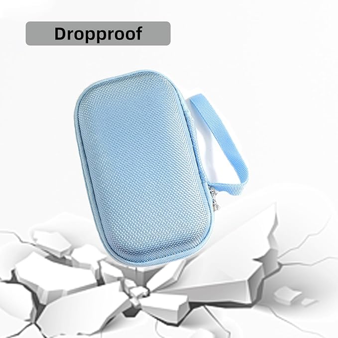 Foirfe Heart Rate Monitor Case Compatible with Kardia Mobile AliveCor Personal ECG Portable Travel Protective Holder Organizer for Heart Monitor Storage Pill Organizer Carrying (Box Only)