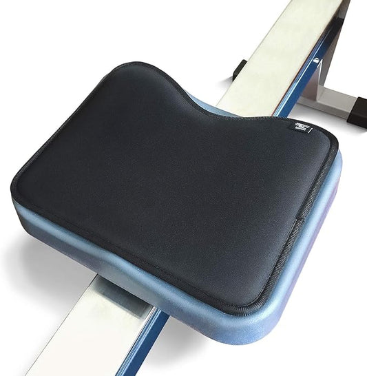 Rowing Machine Seat Cushion fits Perfectly Over Concept 2 Rower - Rower Seat Cushion Compatible with Hydrow, Concept2 and Other Row Machines - Rowing Accessories and Seat Pad