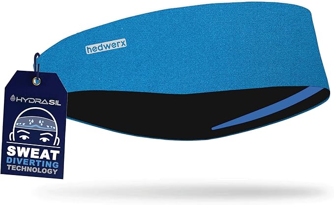 Hydra2 Headbands for Women & Men | Sweat Diverting, Hair Bands for Athletes, Gym, Cycling & Fitness | Flatweave