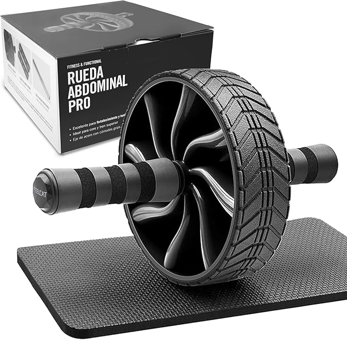 Ab roller wheel abdominal exercise core workout weight loss no noise easy to assembling light weight perfect home gym equipment for men & women