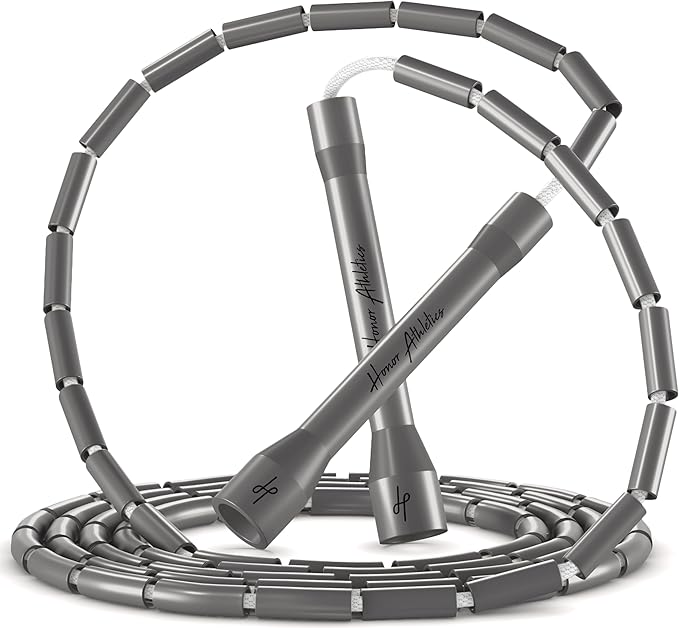 Honor Athletics 2.0 Beaded Jump Rope - Adjustable with Unbreakable Handles & Shatterproof Beads for Enhanced Fitness Training