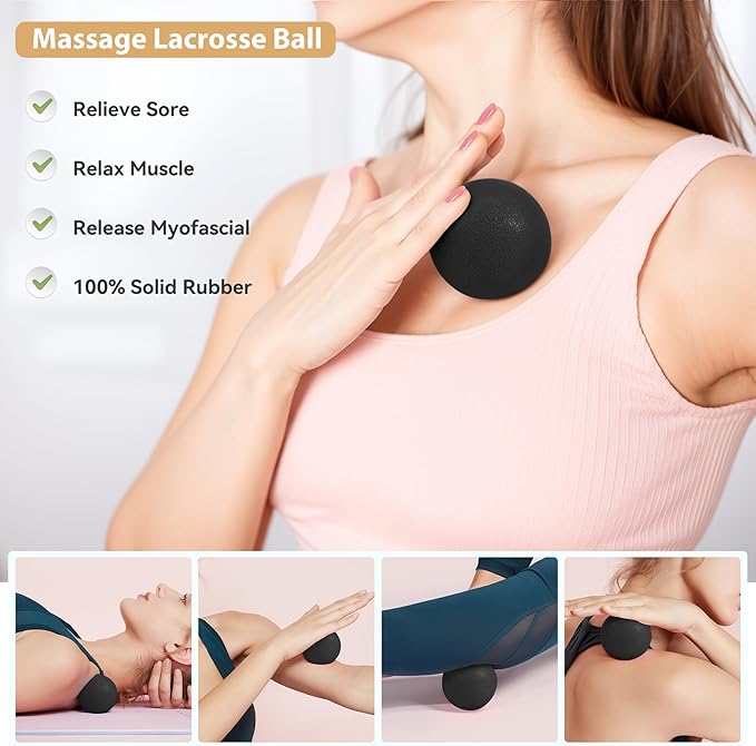 HASHMUST Pilates Ring Kit 12 PCS for Women, Home Workout Equipment with Magic Circle, Mini Exercise Ball, Resistance Bands, Massage Lacrosse, Yoga Strap, Full-Body Fitness Set for Toning & Gift