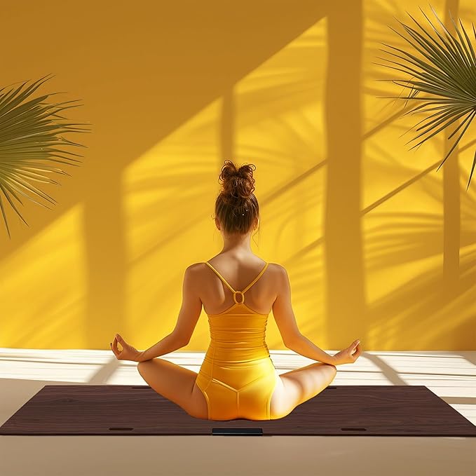 Yoga Mat Board for Carpet, Portable Yoga Mat Thick for Carpet, Grass, Uneven Surfaces, 75" x 24" Indoor/Outdoor Stability Base for Yoga, Pilates