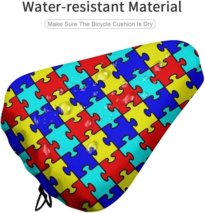 Waterproof Bike Seat Cover with Drawstring Waterproof Bike Seat Rain Cover Seat Protective Water Resistant Bicycle Saddle Rain Dust Cover