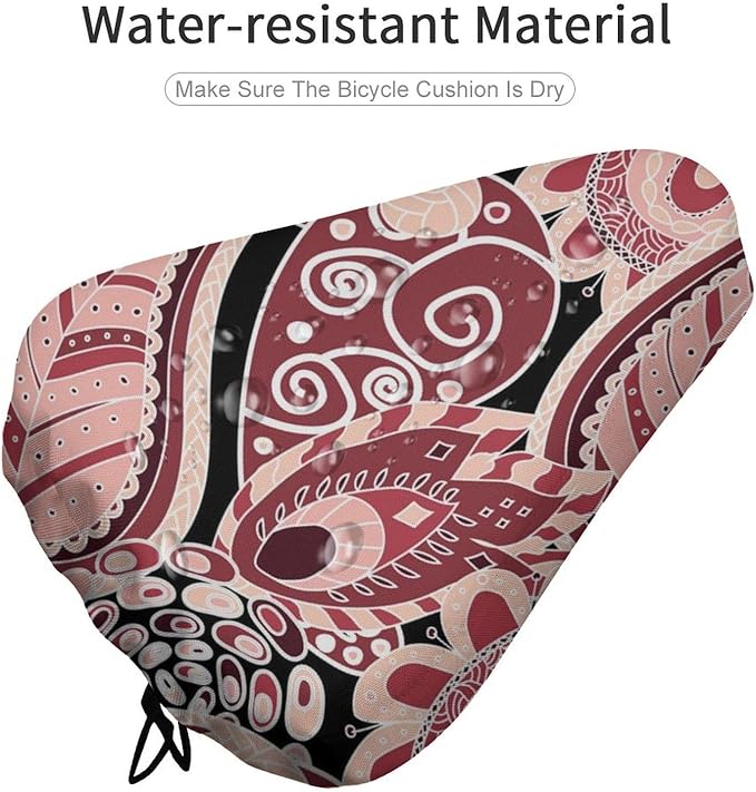 Waterproof Bike Seat Cover with Drawstring Waterproof Bike Seat Rain Cover Seat Protective Water Resistant Bicycle Saddle Rain Dust Cover